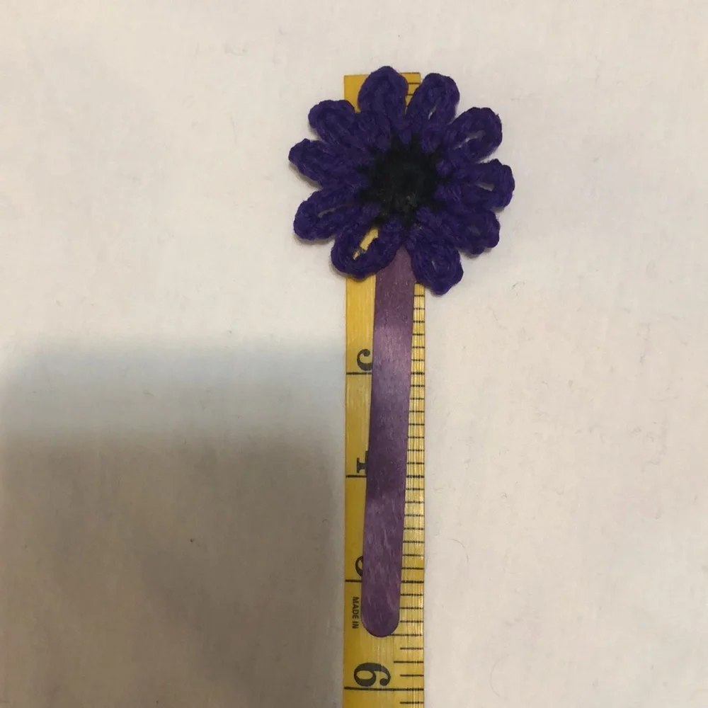 Flower bookmark Handmade crochet